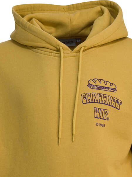 Bluze de trening Carhartt Sandwich hoodie Yellow Barbati (BM 19116489) 3
