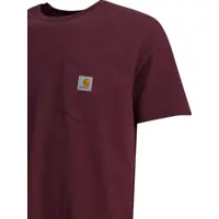 Tricouri Carhartt pentru Barbati - Tricouri Carhartt Pocket T-shirt Bordeaux Barbati (BM 19116549) - B-mall.ro