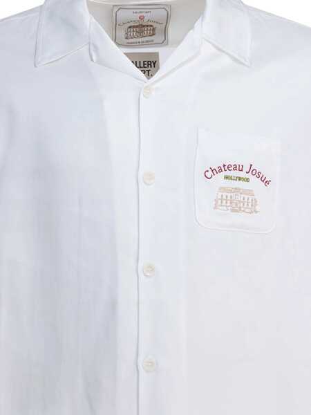 Camasi casual GALLERY DEPT. Omar Shirt White Barbati (BM 19116861) 4