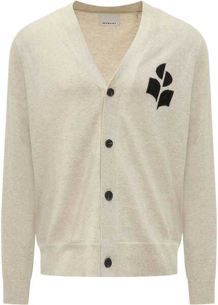 Cardigane Isabel Marant Cardigan With Logo IVORY Barbati (BM 19117016) 1