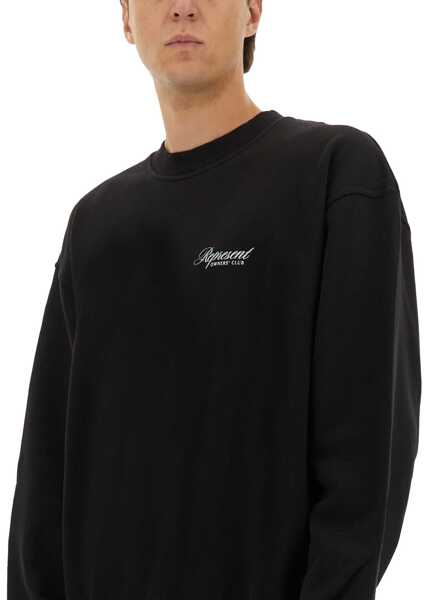 Bluze de trening REPRESENT Owners Club Script Sweatshirt BLACK Barbati (BM 19117118) 4