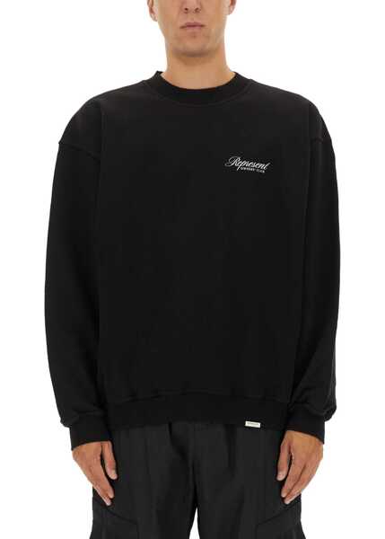 Bluze de trening REPRESENT Owners Club Script Sweatshirt BLACK Barbati (BM 19117118) 1