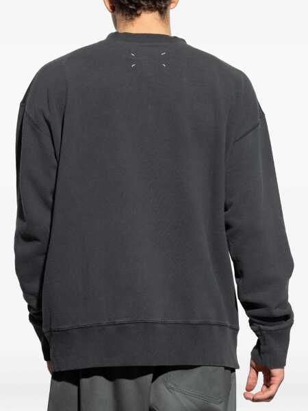 Bluze de trening Maison Margiela Three-Quarter Zipper Sweatshirt CHARCOAL Barbati (BM 19117169) 4