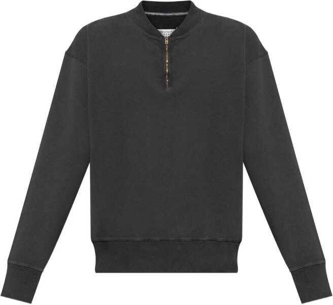 Bluze de trening Maison Margiela Three-Quarter Zipper Sweatshirt CHARCOAL Barbati (BM 19117169) 1