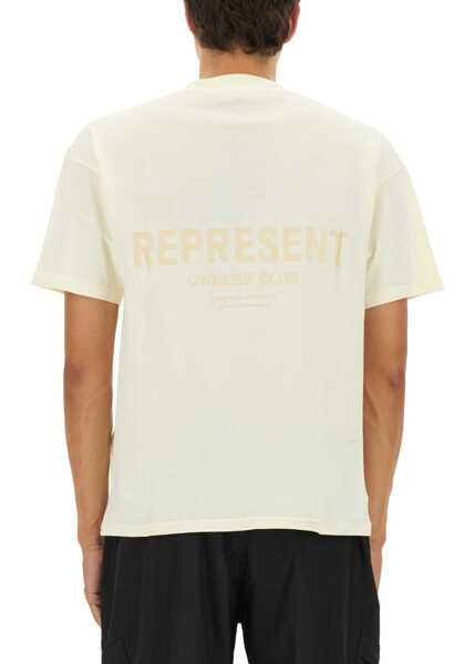 Tricouri REPRESENT T-Shirt With Logo BEIGE Barbati (BM 19117172) 3