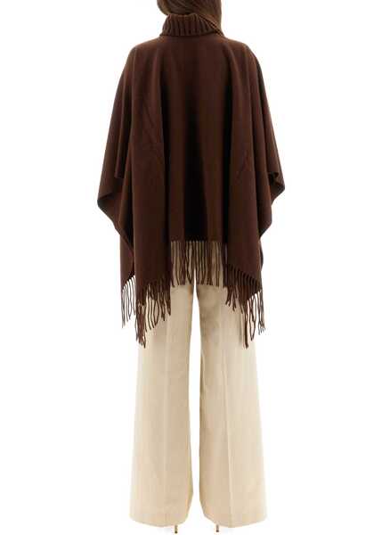 Trenciuri Fabiana Filippi Platinum Hood BROWN Femei (BM 19117229) 3