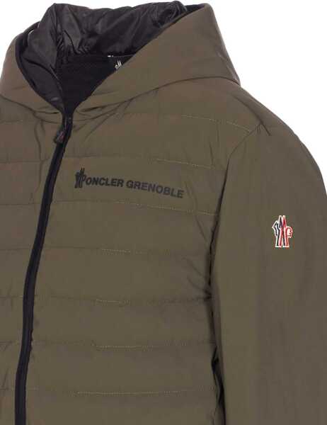 Bomber jacket Moncler Grenoble Technical Nylon Jacket GREEN Barbati (BM 19117439) 4