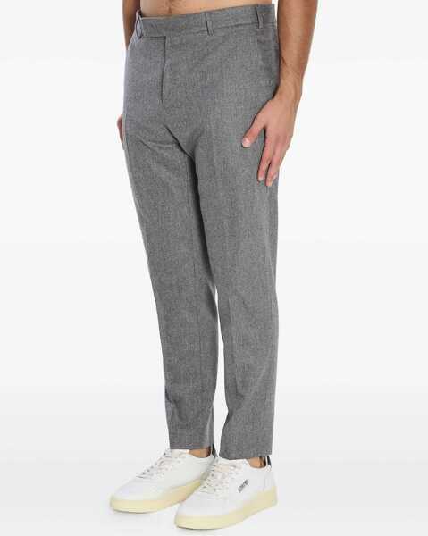 Pantaloni casual PT TORINO Flannel Trousers GREY Barbati (BM 19117484) 3