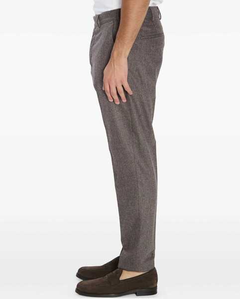 Pantaloni casual PT TORINO Flannel Trousers BROWN Barbati (BM 19117493) 2