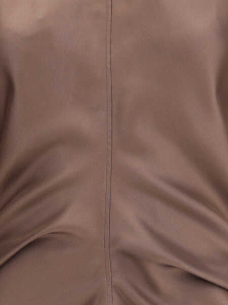 Bluze THE ROW Miles Silk Blouse TAUPE Femei (BM 19118876) 3