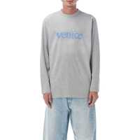 Tricouri Erl Venice Long Sleeve T-Shirt In Grey Femei