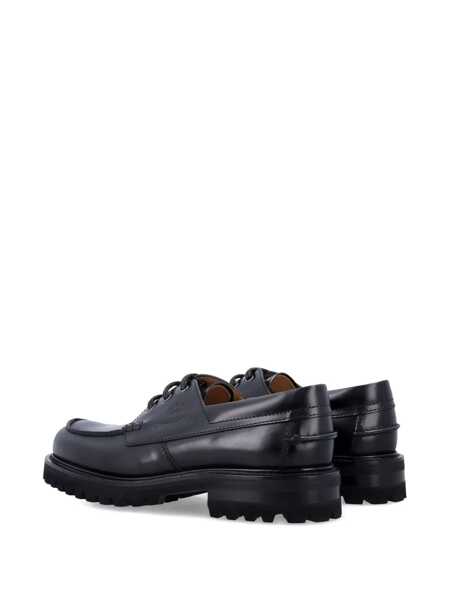 Bocanci Churchs ChurchS Pickering Black Leather Derby Shoes Black Barbati (BM 19120218) 3