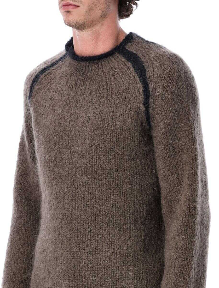 Pulovere OUR LEGACY Our Legacy Mohair Roundneck Sweater STEEL Barbati (BM 19120287) 3