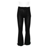 Pantaloni casual Balenciaga Flared Capri Trousers Femei