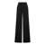 Max Mara Max Mara Straight-Leg Light Wool Trousers Black