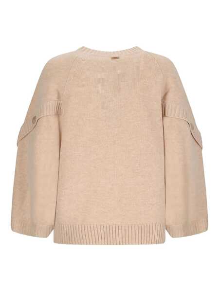 Pulovere Max Mara Max Mara Oversized Wool And Cashmere Sweater BROWN Femei (BM 19121445) 2