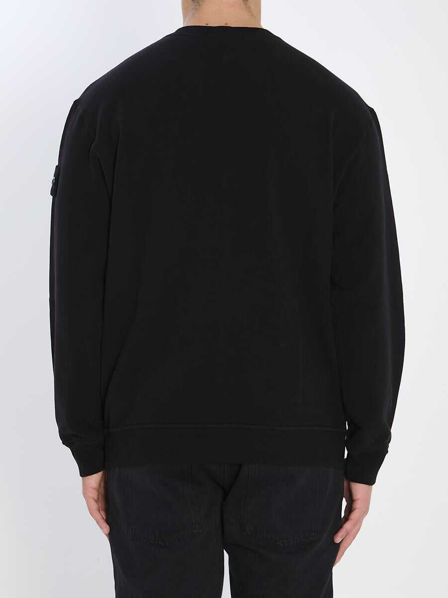 Pulovere Stone Island Stretch Cotton Fleece Black Barbati (BM 19121526) 4