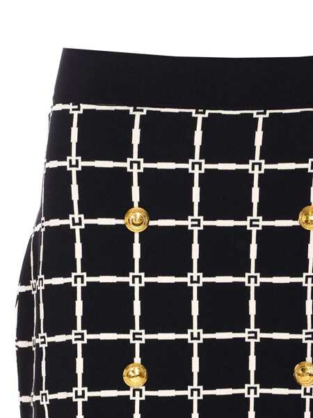 Fuste Elisabetta Franchi Elisabetta Franchi Knitted Mini Skirt Black Femei (BM 19122510) 4