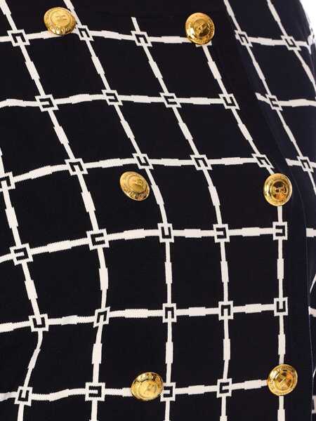 Cardigane Elisabetta Franchi Elisabetta Franchi Jacquard Cardigan Black Femei (BM 19123347) 3