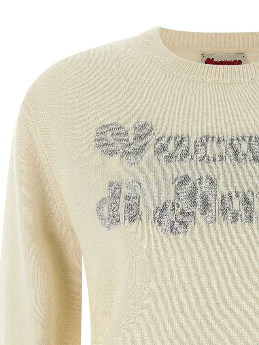 Pulovere Mc2 Saint Barth MC2 Saint Barth New Queen-Vacanze Di Natale Sweater Limited Ed. WHITE Femei (BM 19123770) 3