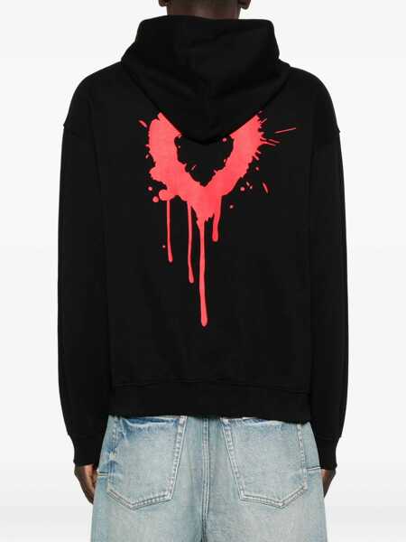 Pulovere Vision of Super Vision Of Super Black Sweatshirt With Logo Print Black Barbati (BM 19124115) 4