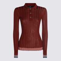 Tricouri Polo Etro Aubergine Viscose Polo Shirt Femei
