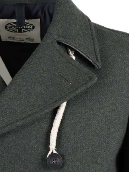 Paltoane CAMPLIN ISLAND - S PEACOAT Green Barbati (BM 19124478) 4