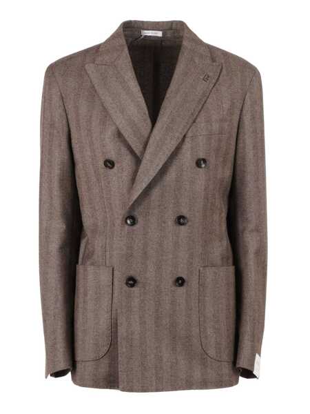 Paltoane BRERAS MILANO JACKET Brown Barbati (BM 19124559) 1