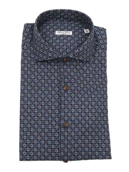 Camasi casual Sartoria Del Campo-Sonrisa Mens Shirt Blue Barbati (BM 19124646) 1