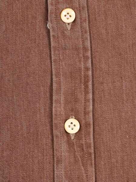 Camasi casual Sonrisa Mens Shirt Brown Barbati (BM 19124661) 2