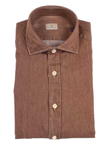 Camasi casual Sonrisa Mens Shirt Brown Barbati (BM 19124661) 1