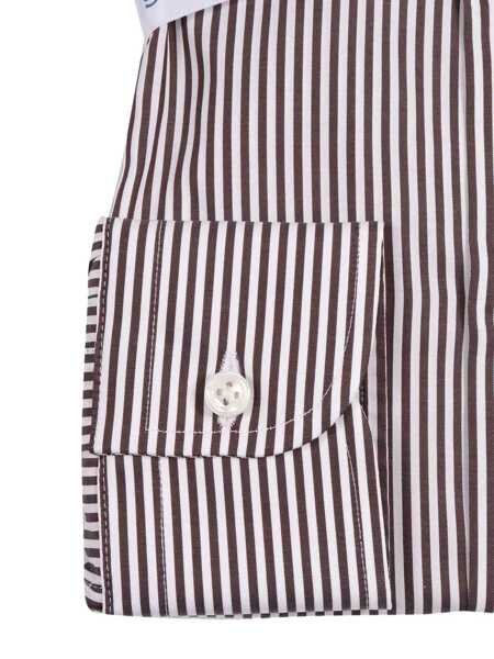 Camasi casual Sonrisa Mens Shirt Brown Barbati (BM 19124685) 3