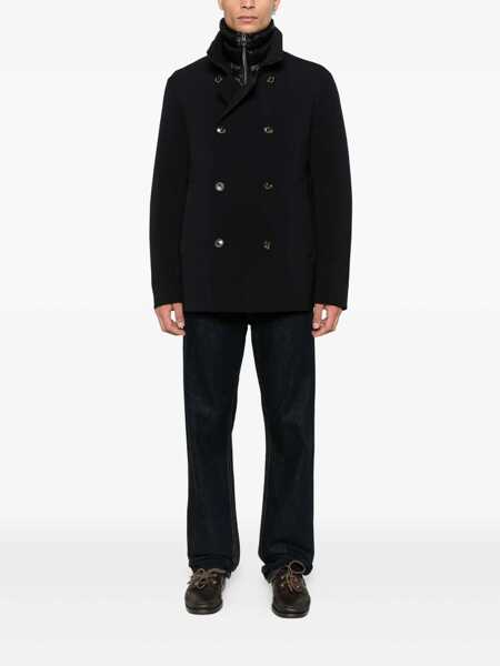 Geci de iarna MONTECORE DOUBLE BREASTED DOWN JACKET Blue Barbati (BM 19124742) 2