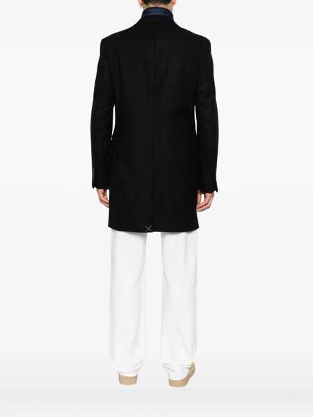 Paltoane Fay EASY DB COAT Blue Barbati (BM 19124877) 4