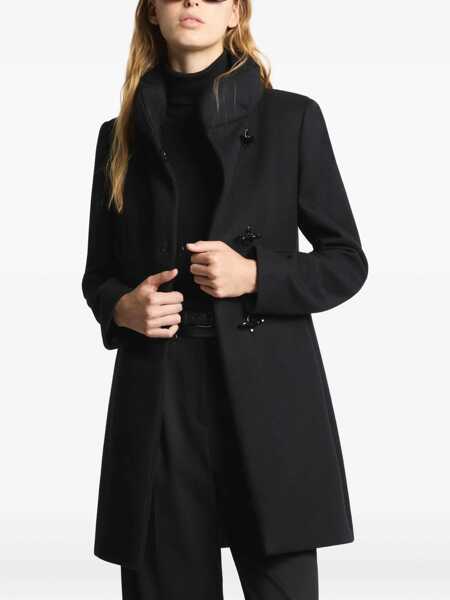 Paltoane Fay ROMANTIC LINED COAT Black   Femei (BM 19124910) 3
