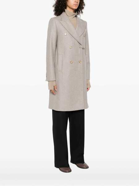 Paltoane Fay DOUBLE BREASTED COAT Beige Femei (BM 19124913) 3