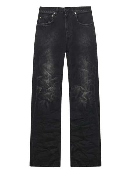 Blugi drepti Balenciaga Wide leg jeans Black Femei (BM 19125027) 1
