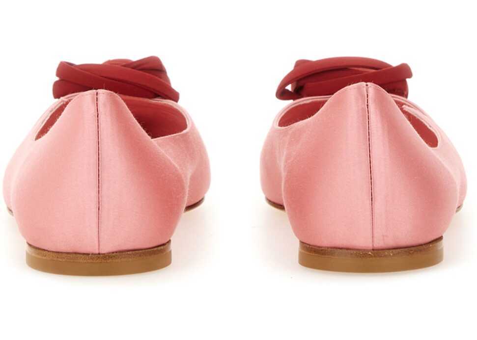 Balerini Roger Vivier Ballerina Rose Vivier PINK Femei (BM 19125359) 3