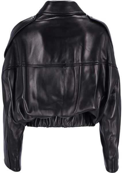 Geci de piele Khaite Leather Jacket Owey BLACK Femei (BM 19125371) 2