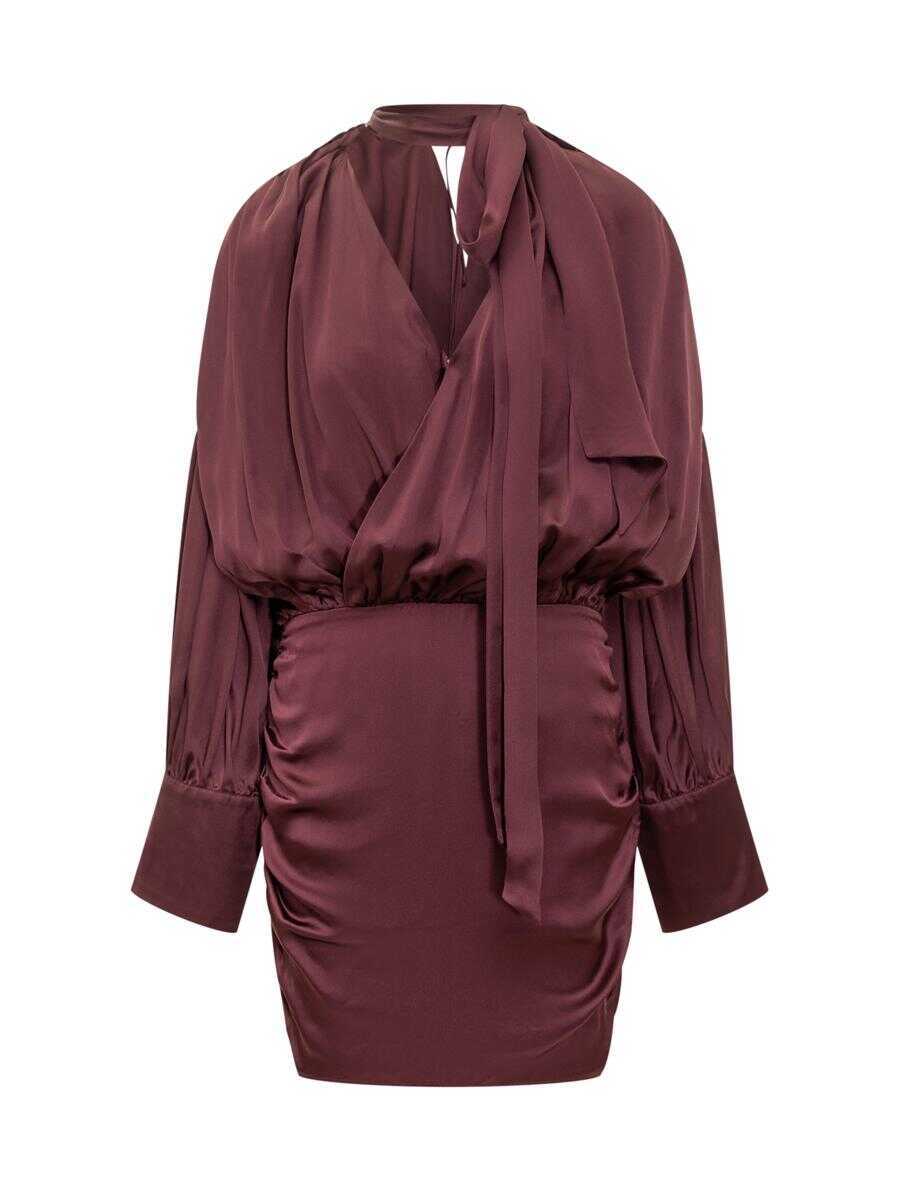 Rochii ROTATE Birger Christensen Rotate Birger Christensen Rotate Short Satin Dress RED Femei (BM 19126308) 1