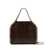 Stella McCartney Stella McCartney Falabella Mini Stella Mccartney Python Effect Bag BROWN