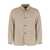 Hugo Boss Boss Overshirt With Buttons Beige