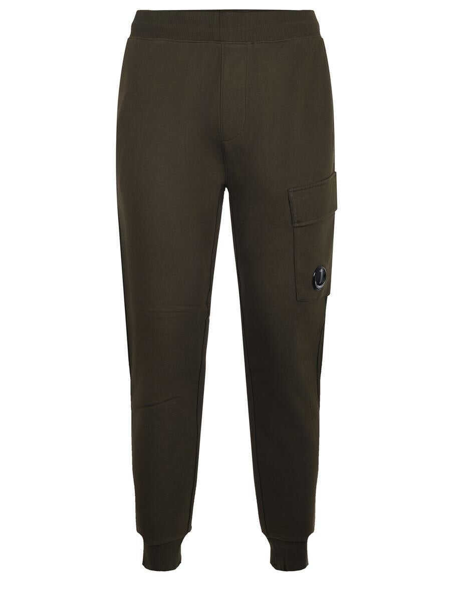 Pantaloni C.P. Company C.P. Company  Cotton Jogging Pants Green Barbati (BM 19127703) 1