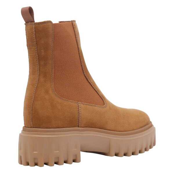 Bocanci Hogan Hogan Boots Beige Femei (BM 19128063) 3