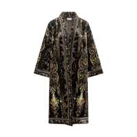 Bomber jacket Pierre-Louis Mascia Pierre Louis Mascia Velvet Kimono With Floral Print Femei
