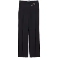Pantaloni casual Prada Wool Gabardine Trousers Femei