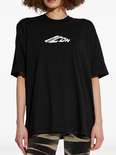 Topuri DSQUARED2 DSQUARED2  T-Shirts And Polos Black Femei (BM 19129086) 3