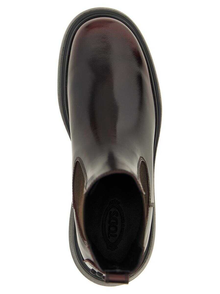 Bocanci TODS TodS Chelsea Ankle Boots Red Femei (BM 19129356) 4