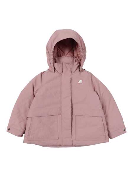 Geci de iarna K-WAY KIDS P. KALI WARM COTTON NYLON DOWN JACKET Pink Fete (BM 19129512) 1