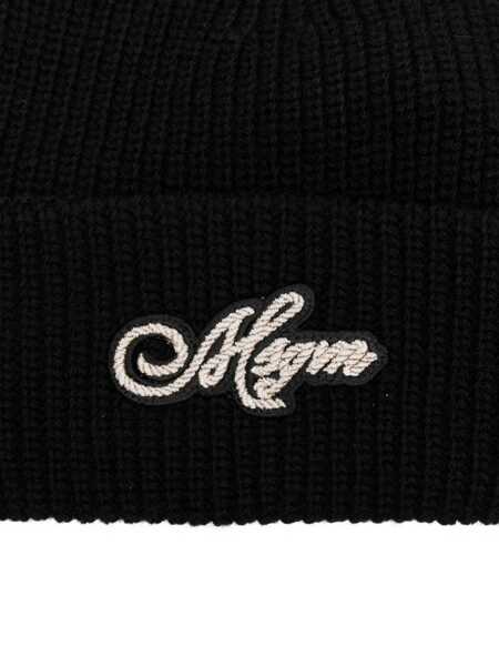Palarii MSGM KNITTED HAT GIRL Black   Fete (BM 19129530) 2